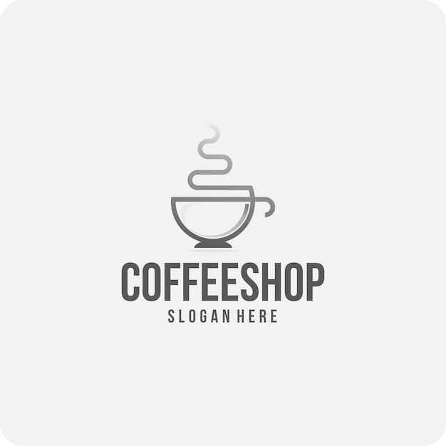 koffiekopje logo ontwerp stockfoto's, afbeeldingen, vectoren