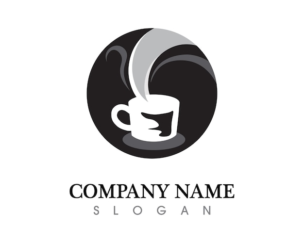 Koffiekopje Logo sjabloon