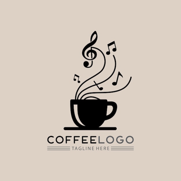 Koffiekopje Logo sjabloon