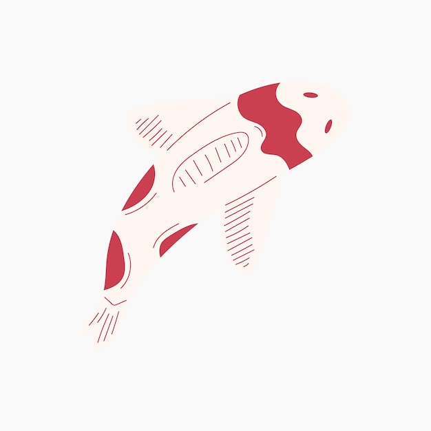 Koi fish illustration