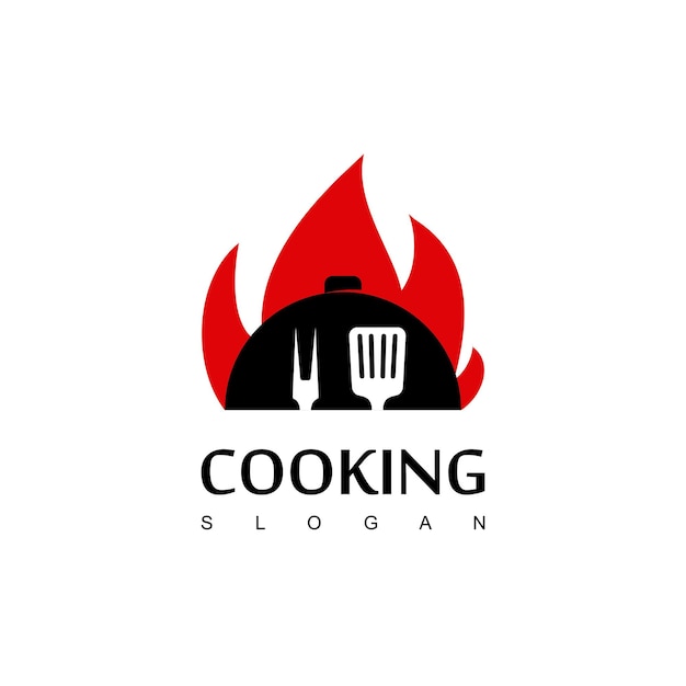 Koken logo ontwerp vector