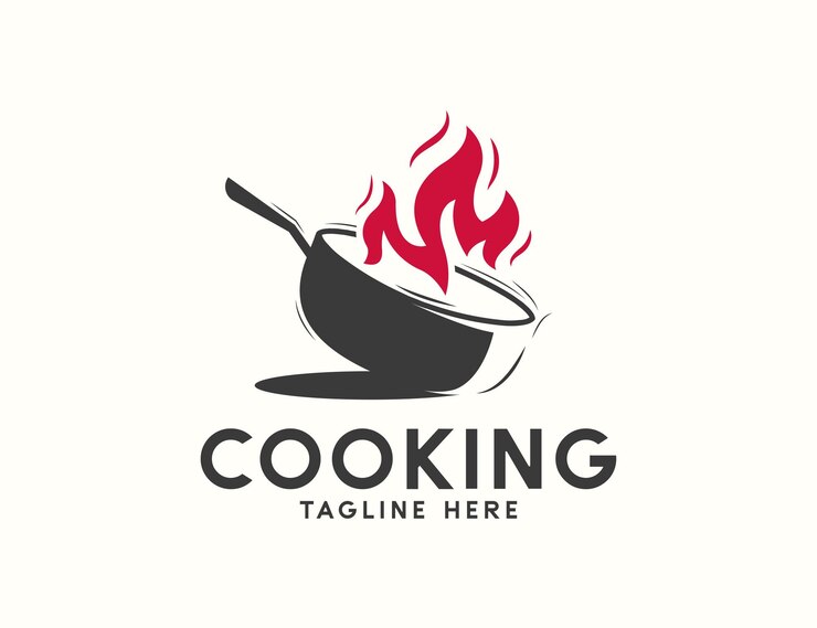 Vector koken logo ontwerp