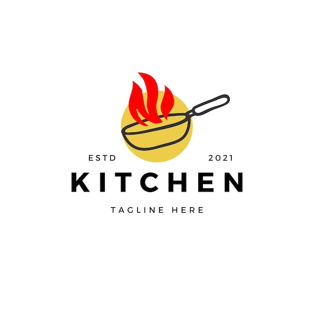 Koken logo pictogram ontwerpsjabloon