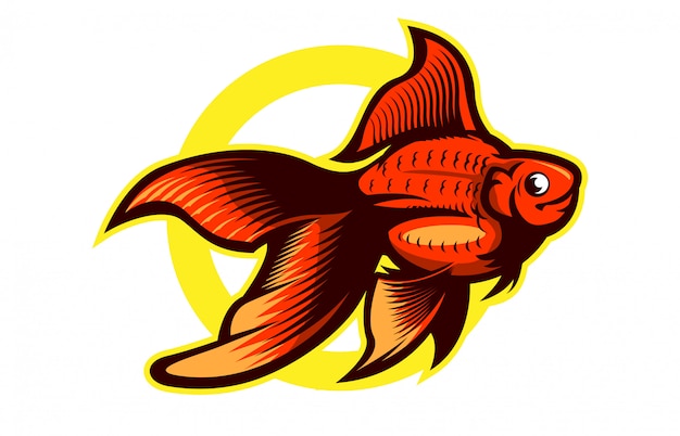 koki fish mascot illustration 