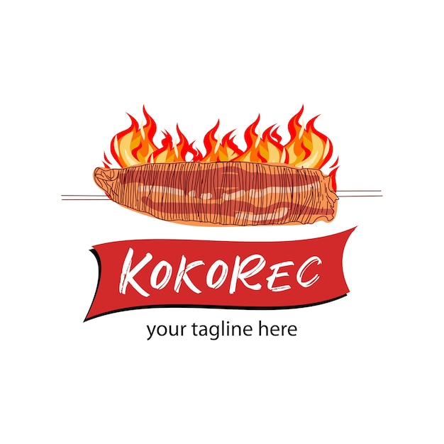 Vector kokorec vector logo design