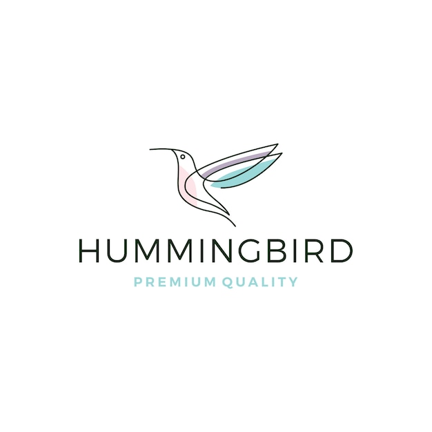 Kolibrie kolibri vogel logo