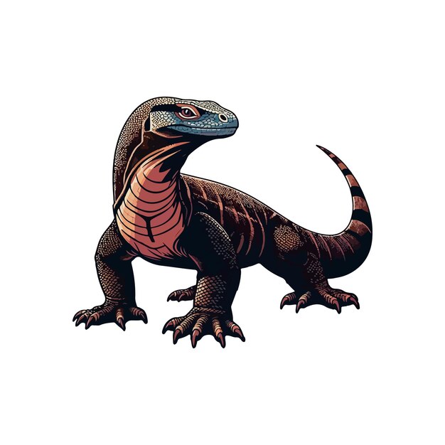 Vector komodo ai generated image