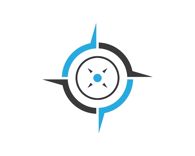 Kompas Logo Sjabloon vector pictogram illustratie