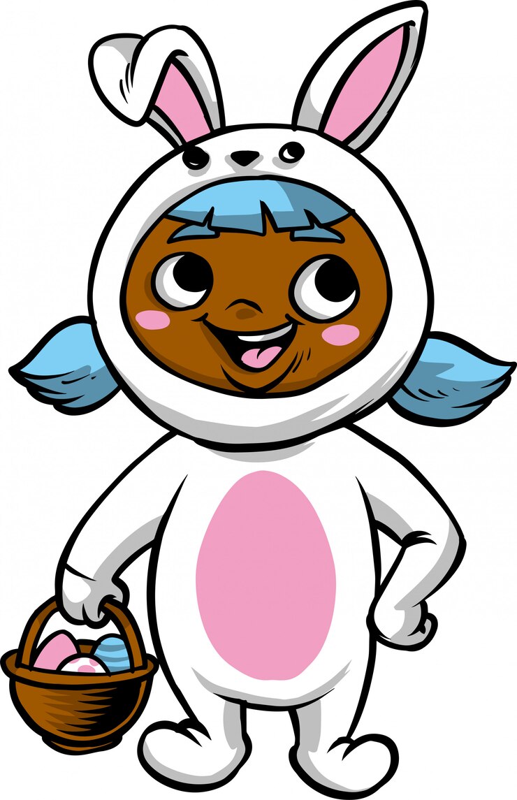 Vector konijntjesmeisje