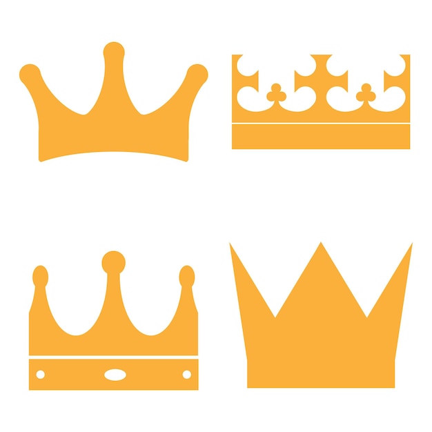 Koning kroon icoon vector