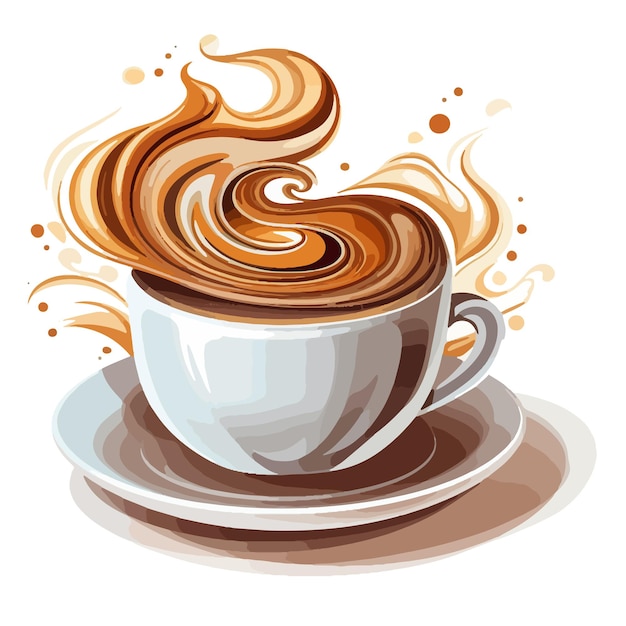 kop koffie vector illustratie