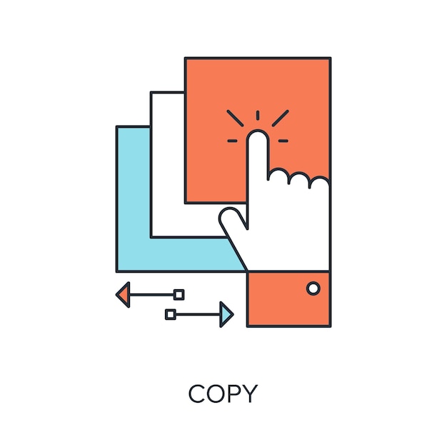Kopieer pictogram