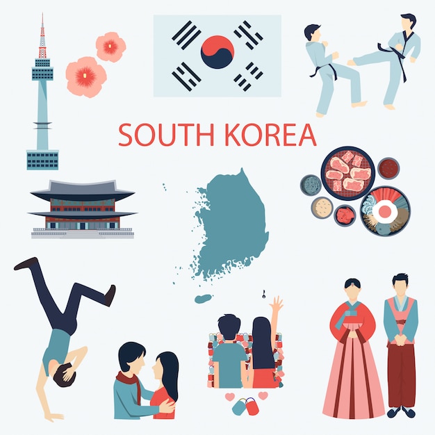 Vector korea elements