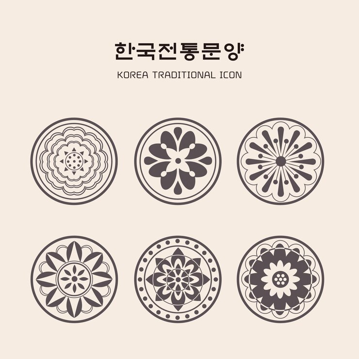 Vector 한국 전통 아이콘