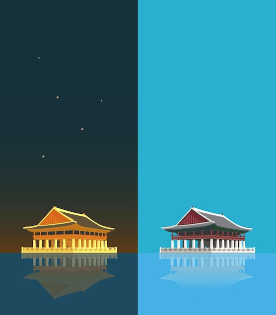 Vector korean illustration