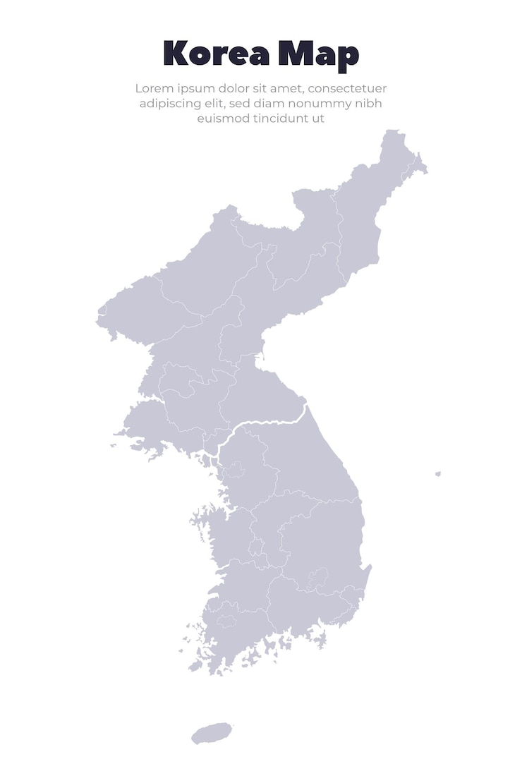 朝鮮半島南朝鮮行政区地図