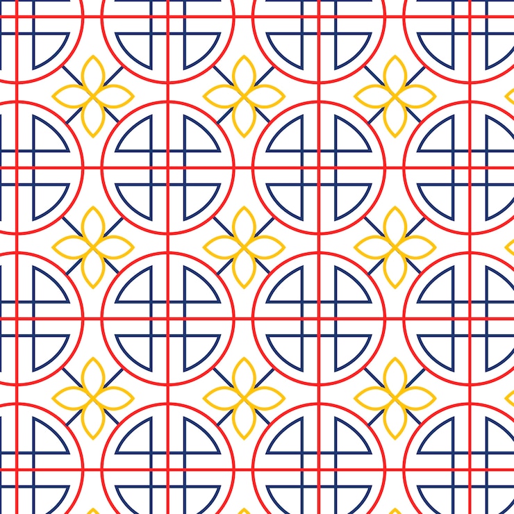 Vector korean style pattern design