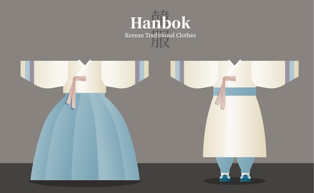 Hanbok di abbigliamento tradizionale coreano