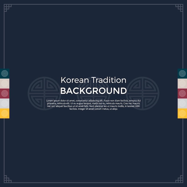 Korean traditional New Year background