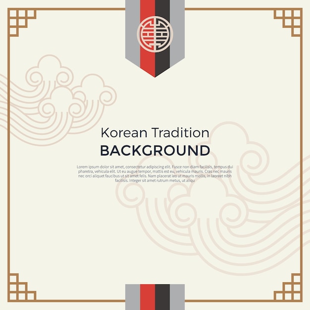 Korean traditional new year background