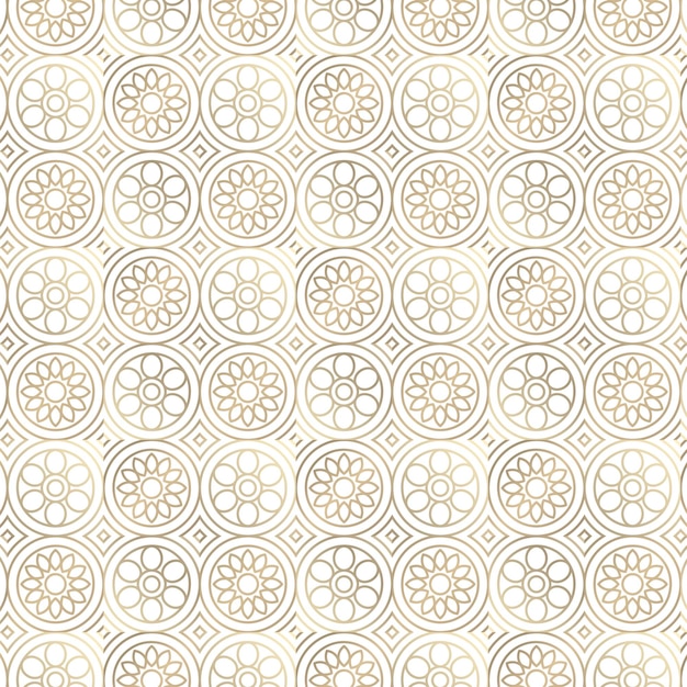 Korean traditional pattern design of gold gradation color.