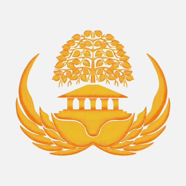 Korpri logo indonesian civil servant organization symbol vector