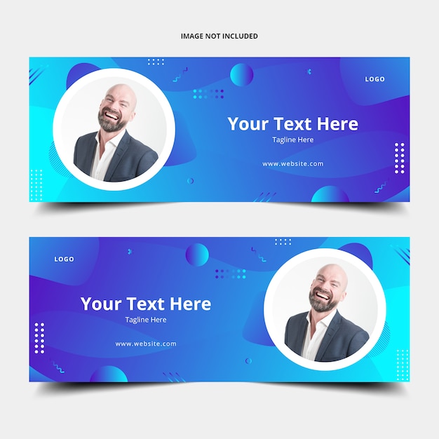 Korting banner set