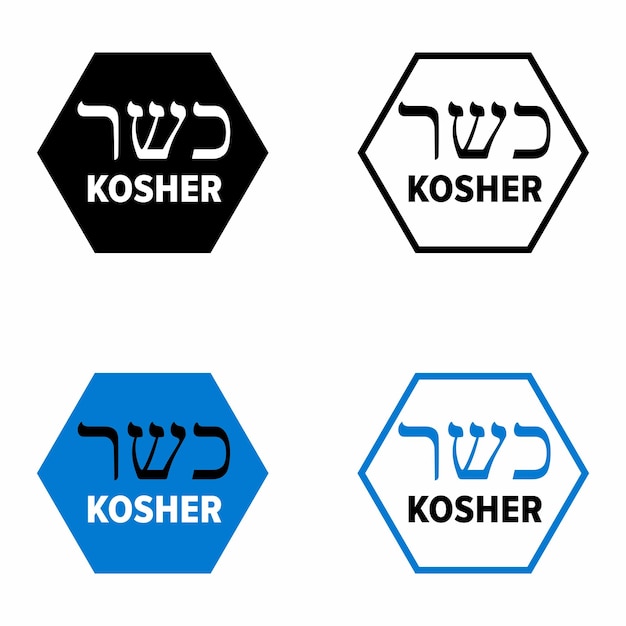 La legge ebraica kosher o kashrut ha consentito il segno informativo sui prodotti alimentari