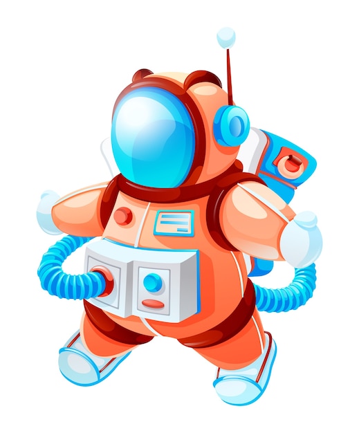Kosmonaut in de ruimte