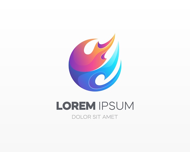 Koud en warm logo