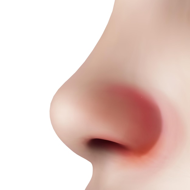 Koude griep allergieën zieke neus vector sjabloon voor de behandeling van symptomen