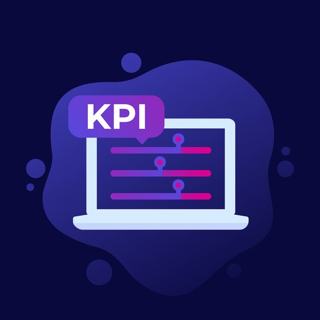 Kpi、ビジネスインジケーターアイコン