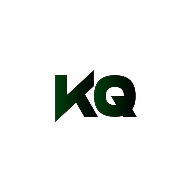 Vector kq luxury logo