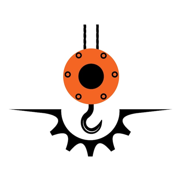 Kraan icoon logo vector