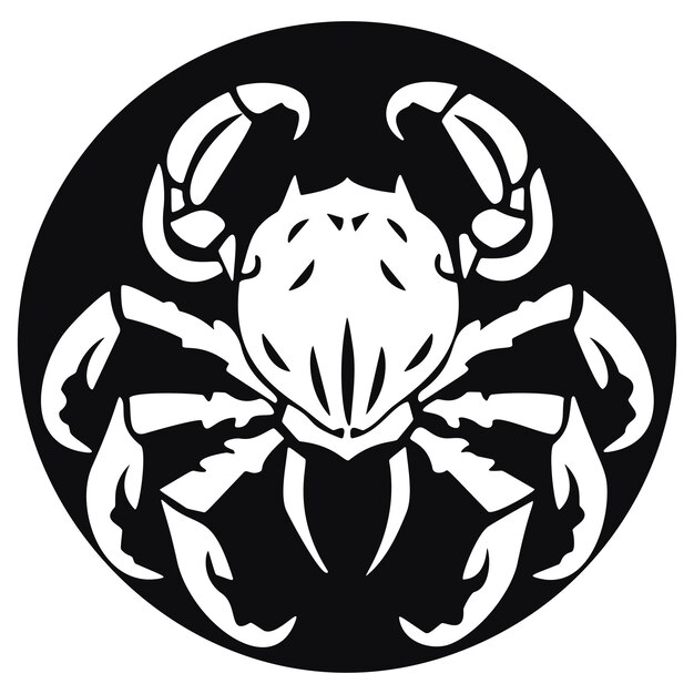 Krab Silhouet Logo