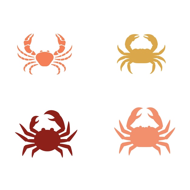 Krab vector pictogram illustratie