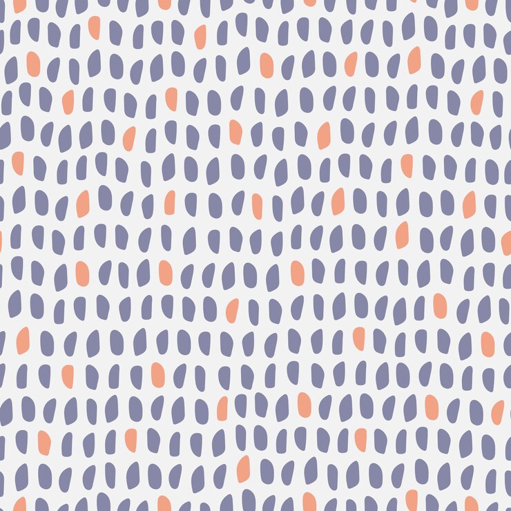 Krabbel abstract naadloos patroon. Vector leuke achtergrond met vierkanten, vlekken. Geometrische achtergrond
