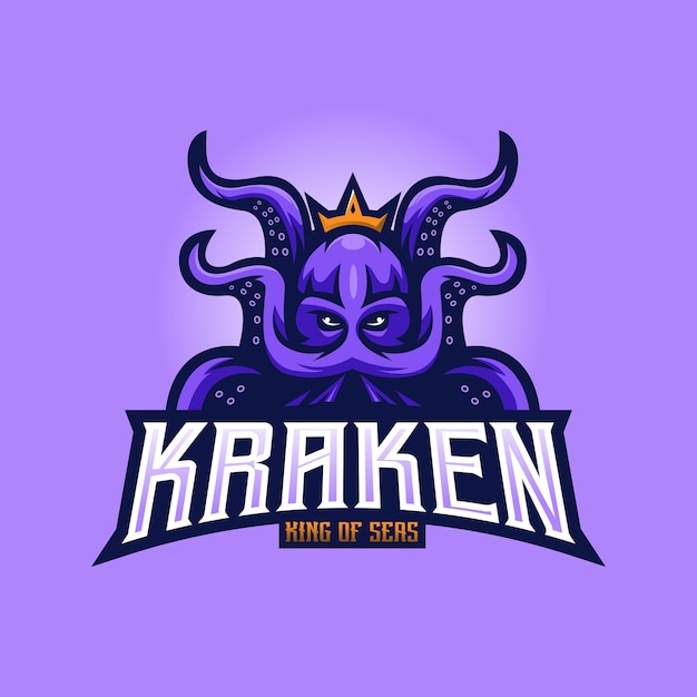 Kraken mascotte logo