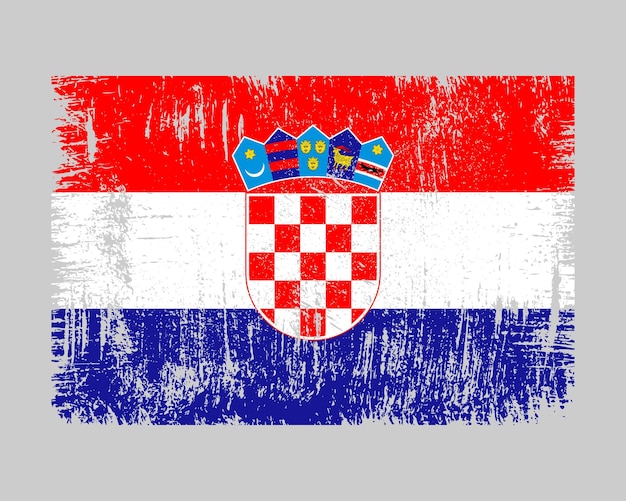 Kroatië vlag vector