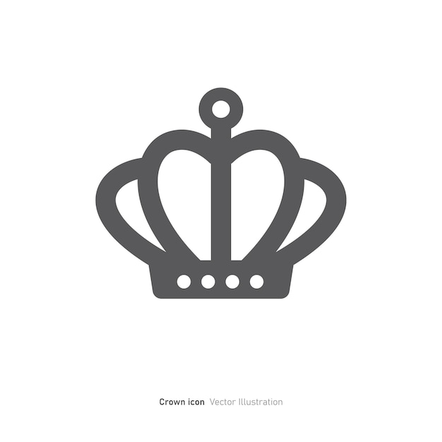 kroon icoon ontwerp vector illustratie
