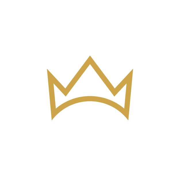 Kroon Logo Vector sjabloonontwerp