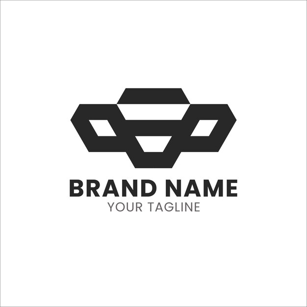 kruik en bijvorm logo eenvoudig en minimalistisch abstract