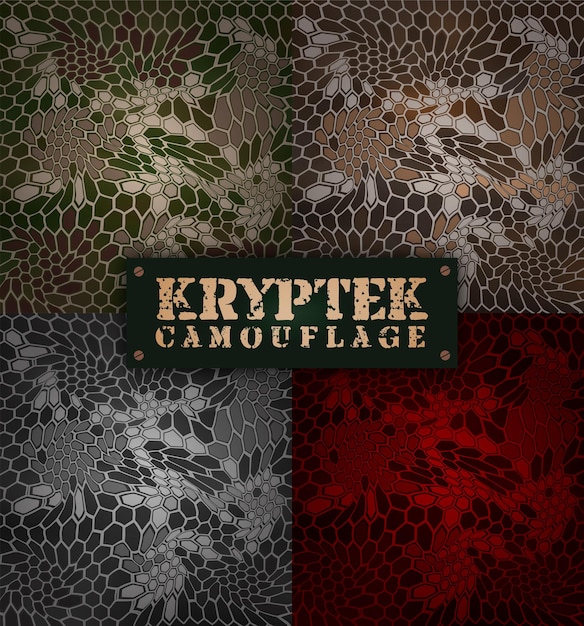 Kryptk Camouflage Pattern