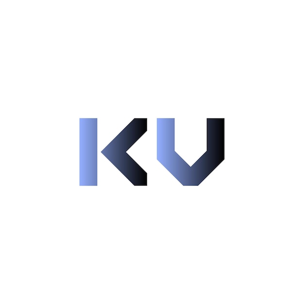 ku 文字のロゴデザイン