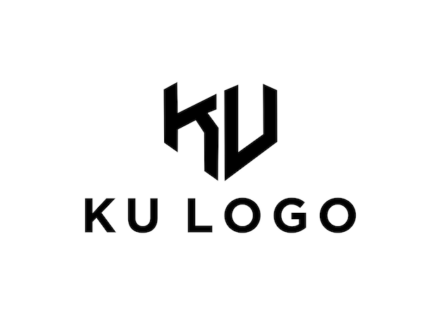 ku logo design vector illustration