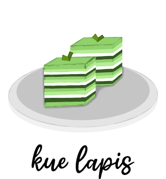 Vector kue lapis