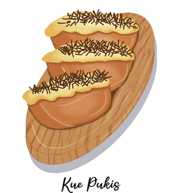 Vector kue puki's