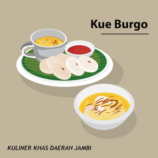 Vector kuliner khas daerah stijl