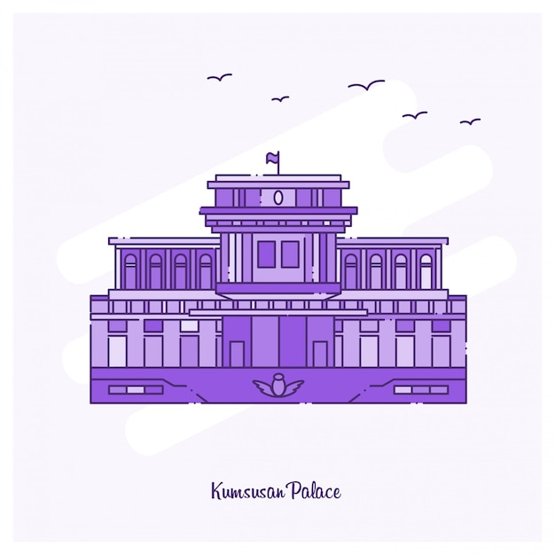 벡터 kumsusan palace 랜드 마크