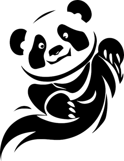 Illustrazione vettoriale di kung fu panda